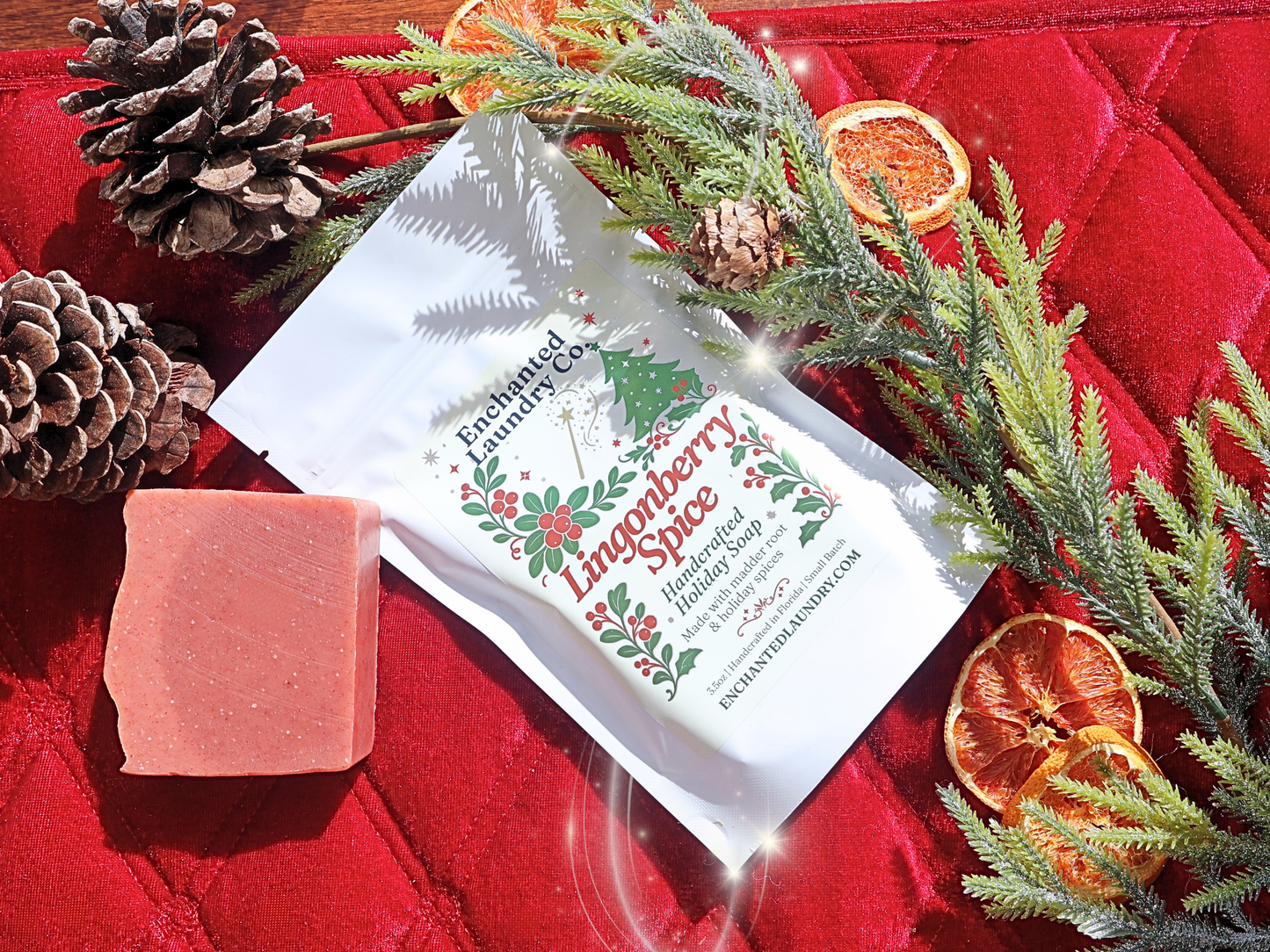 Introducing Our Limited-Edition Lingonberry Spice Soap Bar